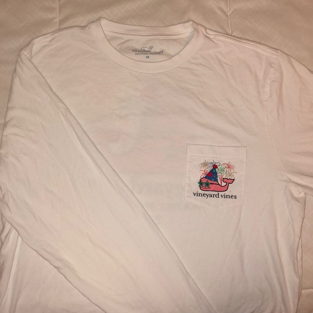 Vineyard Vines Happy New Year Long Sleeve T Shirt